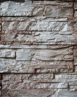 Декоративный камень.Гипсовая плитка, «Карпаты» К 94 (упаковка 0,5 м2), цвет: бело-коричневый